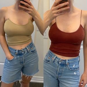 sparkly crop-tops by free people